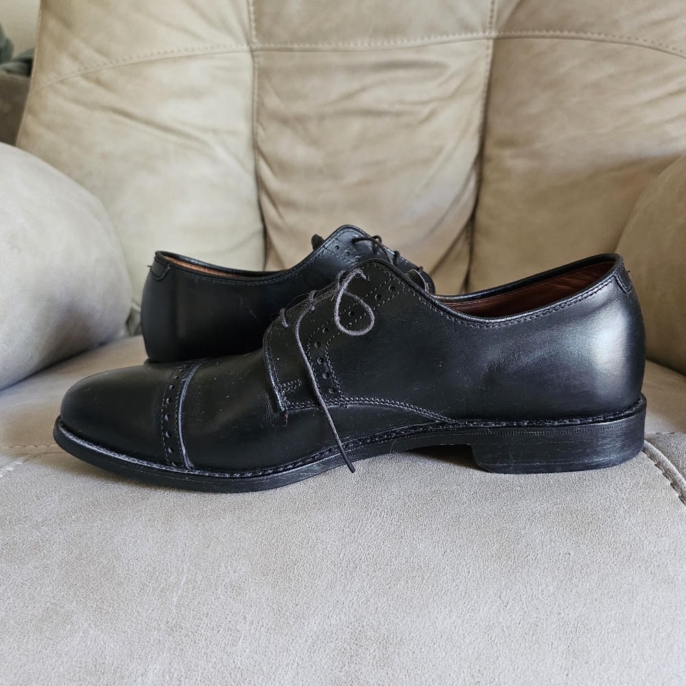Allen Edmonds Clifton black leather Oxford Dress shoes size 10 - Picture 7 of 10